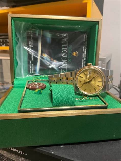 original box for rolex oysterquartz.